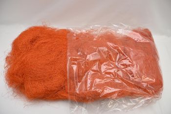 Flachshaar Sisal orange 300gram